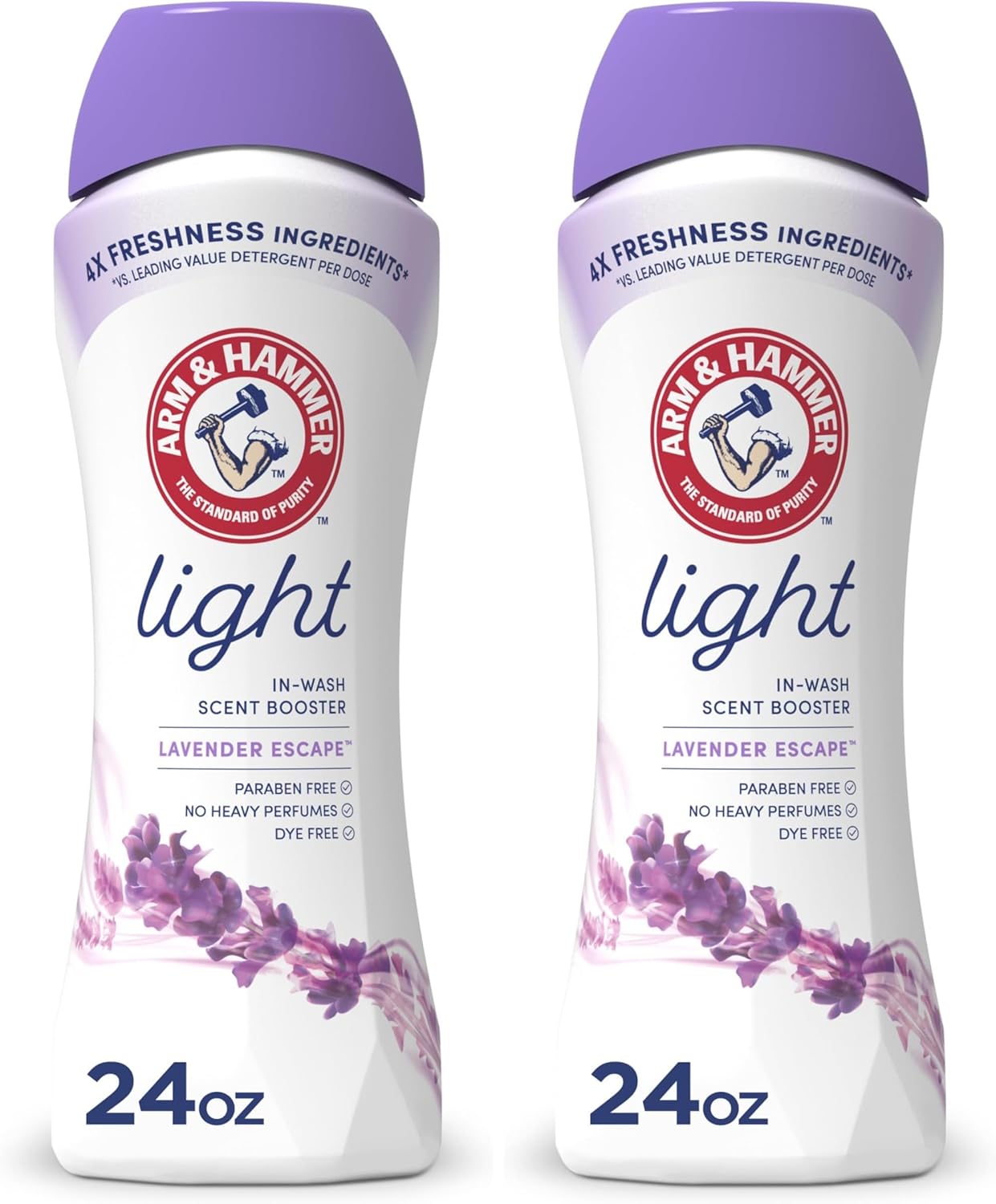 Arm & Hammer Light In-Wash Scent Booster Lavender Escape 24oz (Pack of 2)