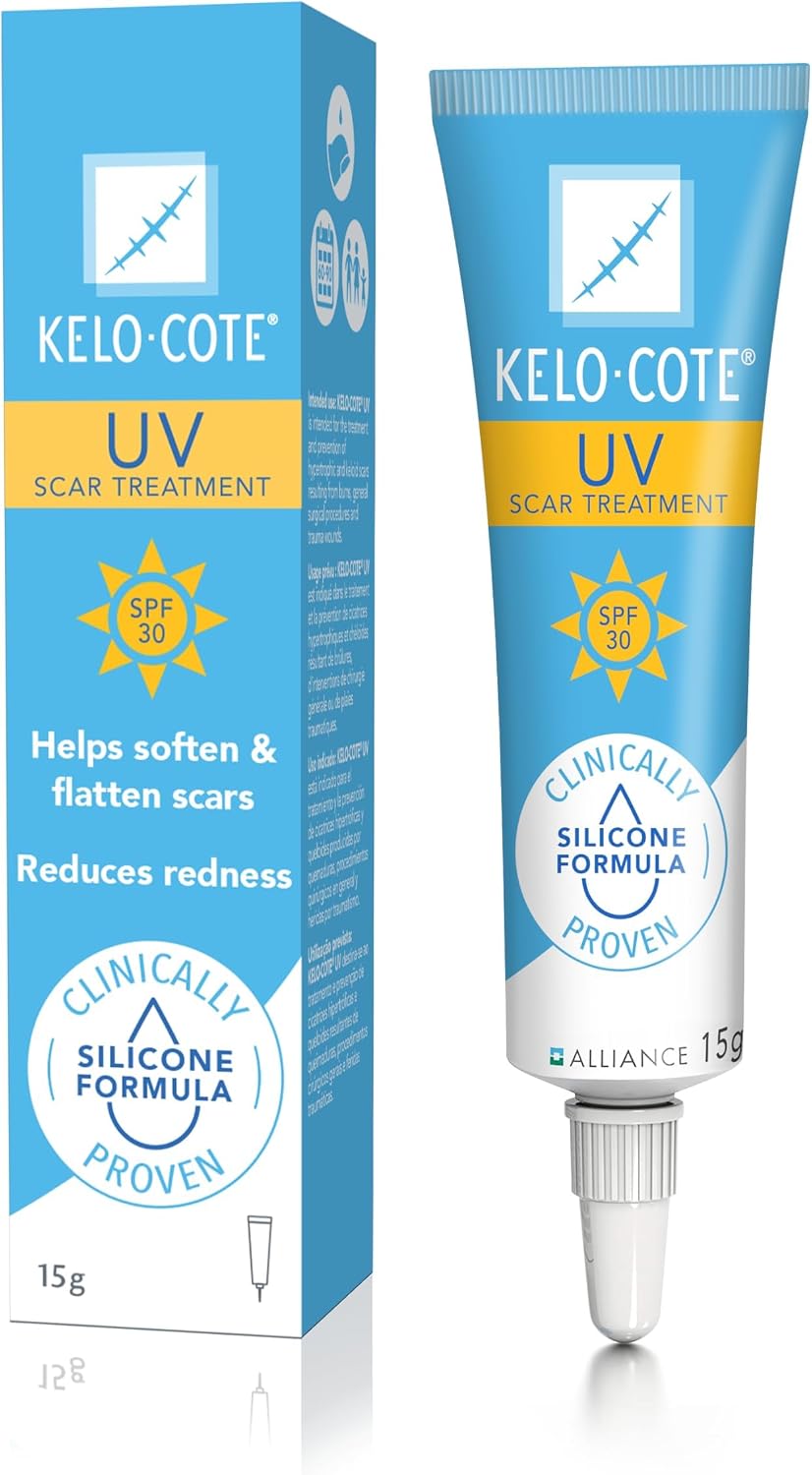 Kelo-Cote UV Silicone Scar Gel, Advanced Formula with SPF 30, 15 g