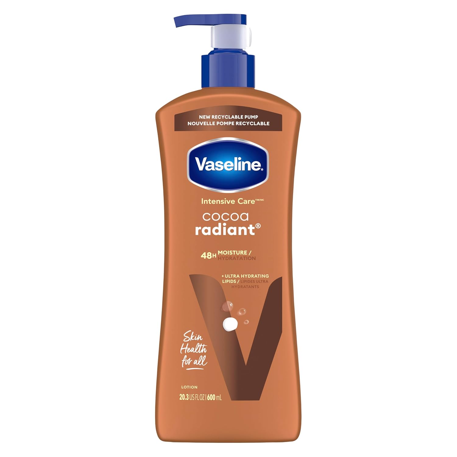 Vaseline Intensive Care Body Lotion, Cocoa Radiant, 20.3 oz