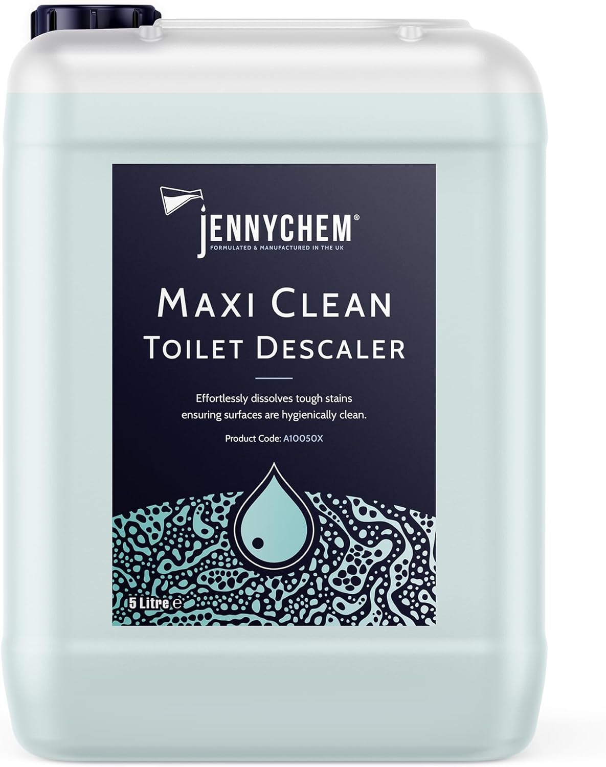 Toilet Descaler 5L – Maxi Clean Concentrated Acid Toilet Cleaner for Limescale Removal & Hard Water Stains | Powerful Bathroom Descaler for Toilets & Urinals