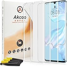 Screen Protector for P30 Pro [3 Pack],Tempered Glass UV Set,Edge to Edge Coverage,Sensitive Touch,Scratch Resistant,Fingerprint-ID Compatible