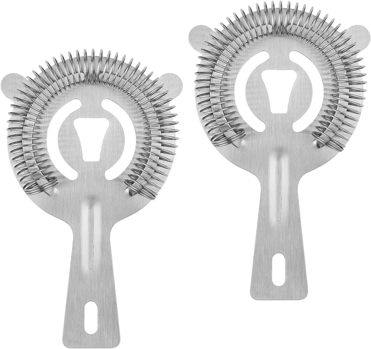 Tifanso Cocktail Strainer Bar Tools - 2PCS Bar Strainer with High Density Spring, Stainless Steel Bartender Accessories for Filtering Cocktail Drink, Professional Bartending Tools with Filter for Home