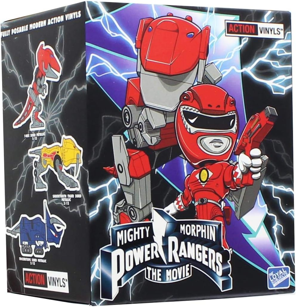 The Loyal Subjects Mighty Morphin Power Rangers Blind Box Vinyl Figures | Contains 1 Fully Posable Random Power Rangers Movie Figure | Wave 2
