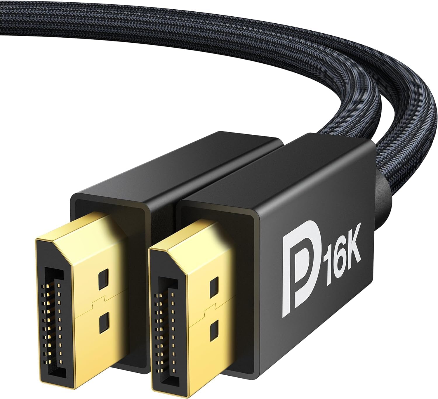 IVANKY 16K Displayport Cable 2.1, [VESA Certified] DP Cord [16K@60Hz,8K@120Hz,4K@240Hz], Display Port 2.1 Cable Support HDR10, HDCP, DSC 1.2a, for 4090,7900Graphics/PC/TV/Gaming Monitor, 6.6FT