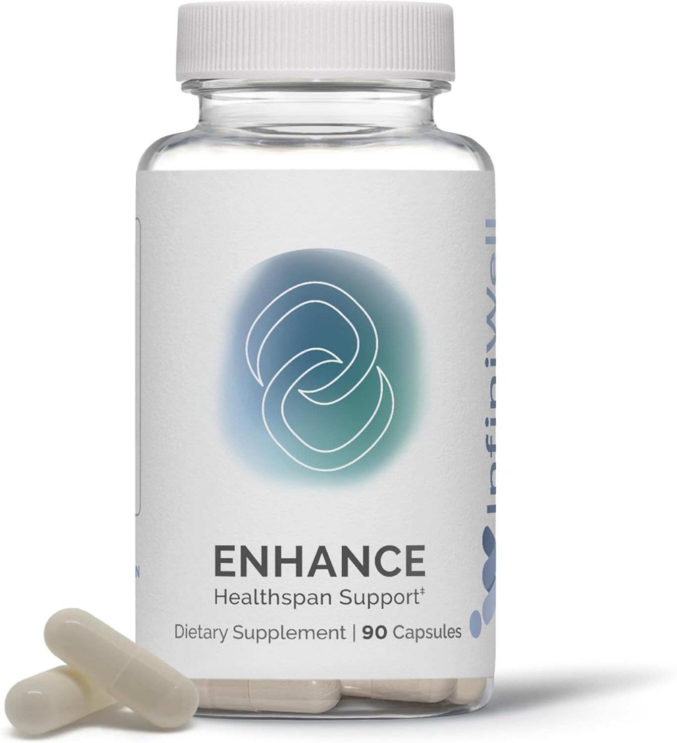 Enhance - Healthy Aging, Longevity Supplement with Trimethylglycine (TMG)- Encourage Cellular Renewal & Mitochondrial Health - Help Promote Healthspan & Epigenetic Aging (90 Capsules)