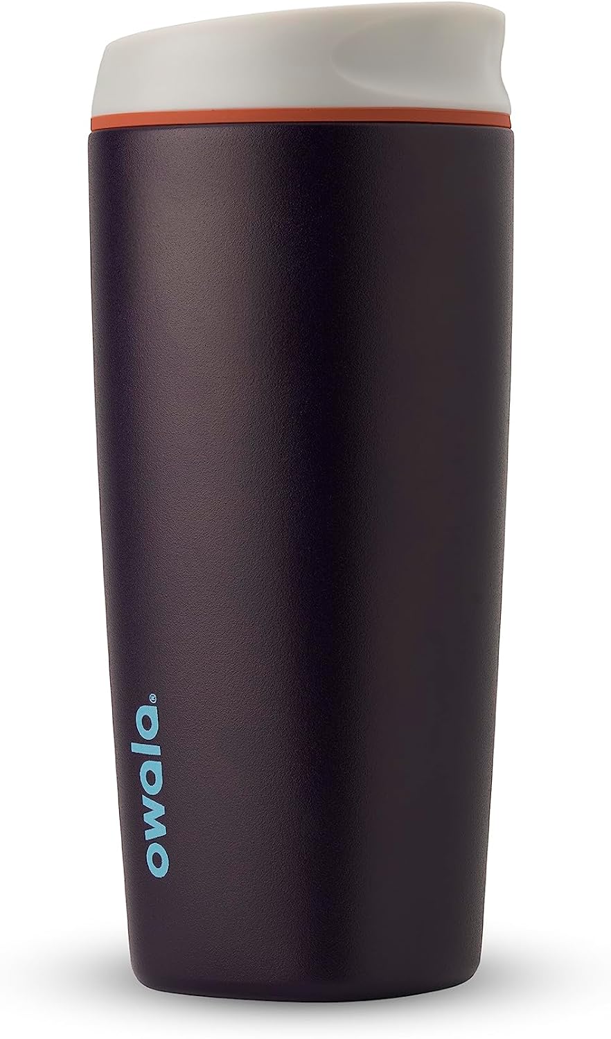Owala SmoothSip Insulated Stainless Steel Coffee Tumbler, Reusable Cup, Travel Mug, 590ml, Navy (Telescope Tales)