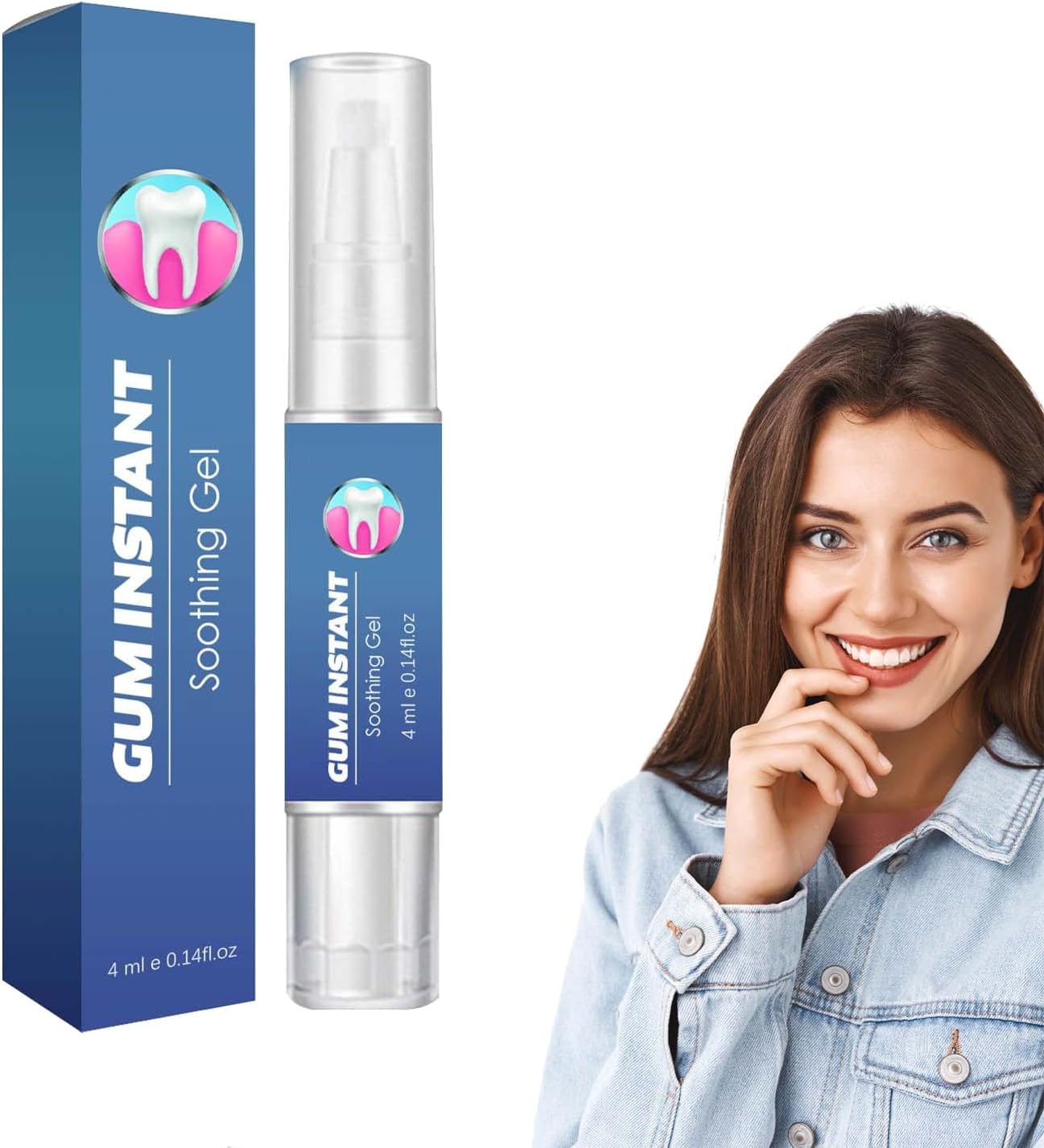 Dentizen Gum Therapy Gel, Instant Receding Gum & Teeth Sensitivity Treatment, Teeth Whitening Gel (1)