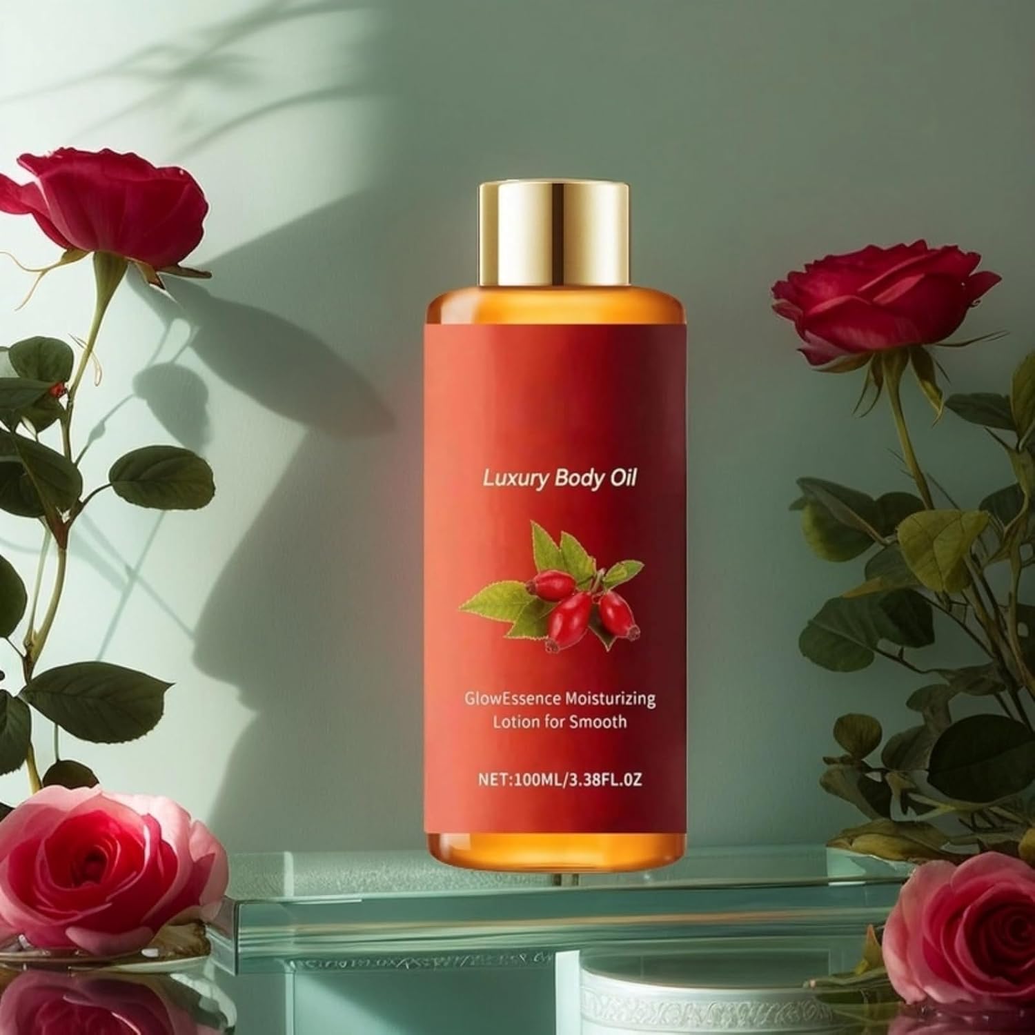 100ml Firming Body Oil, Luxury Body Oil,Compact Body,Moisturizing Lotion for Smooth,Firming Body Lotion to Reduce Finelines,Radiant Skin 3.38floz