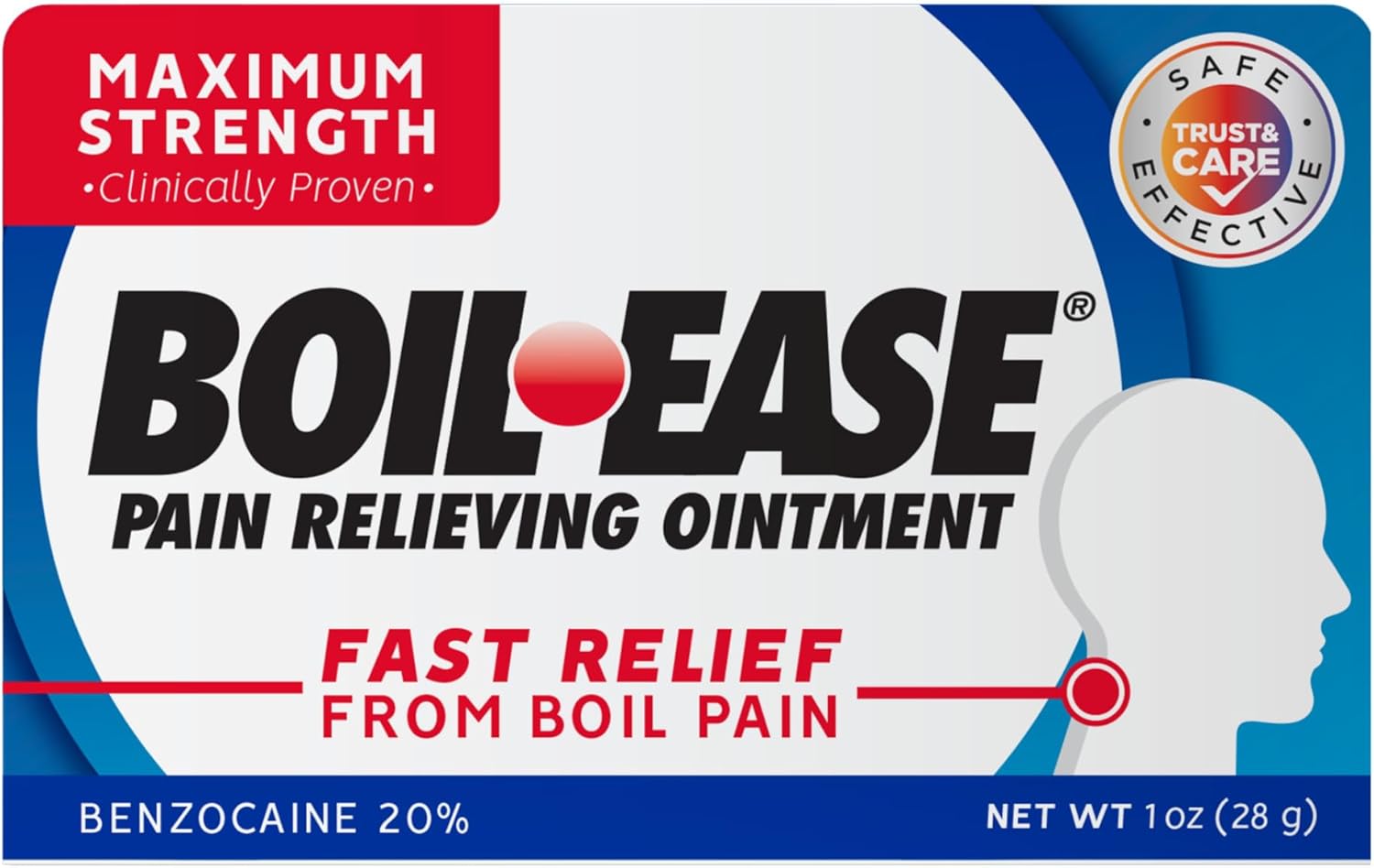 Boil Ease Pain Relieving Ointment, 1 Ounce