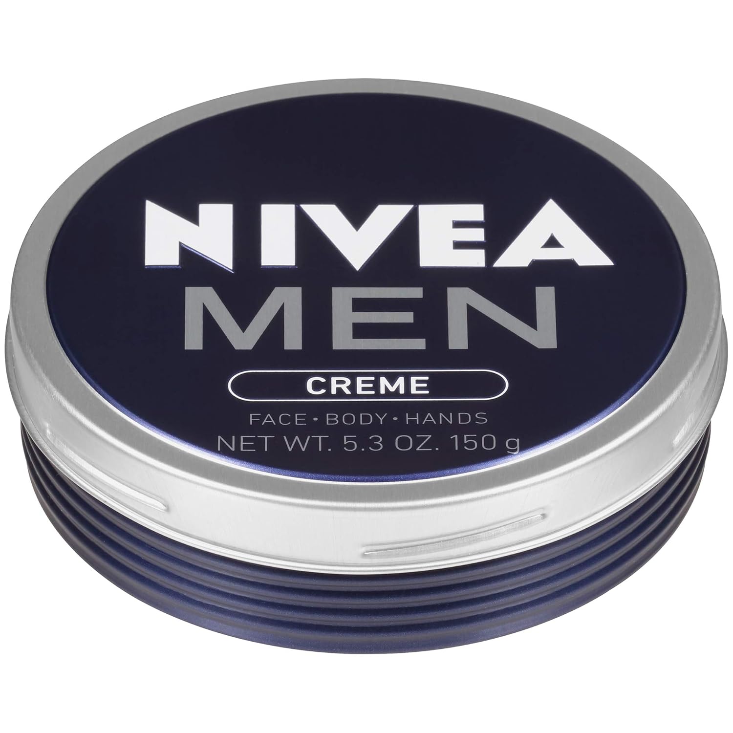 NIVEA Men Creme - Multipurpose Cream for Men - Face, hand and Body Lotion - 5.3 oz. Tin