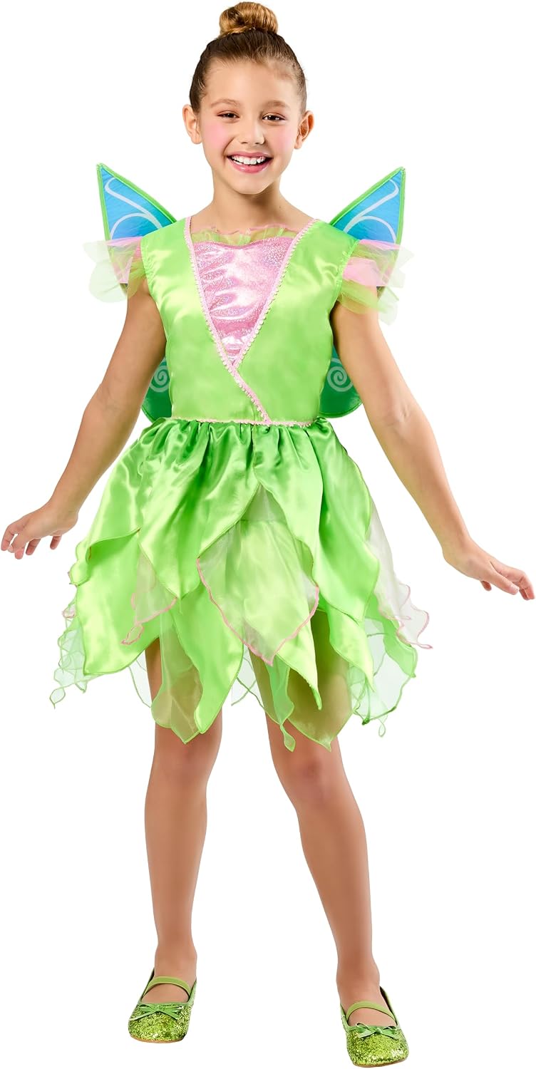 Party City Disney Tinker Bell: Tinker Bell Costume Dress for Kids, Girls Costume
