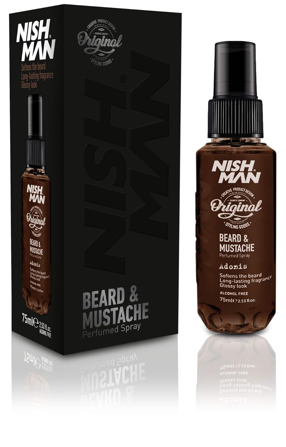 Nishman Beard & Mustache Parfumed Spray Adonis 75 ml