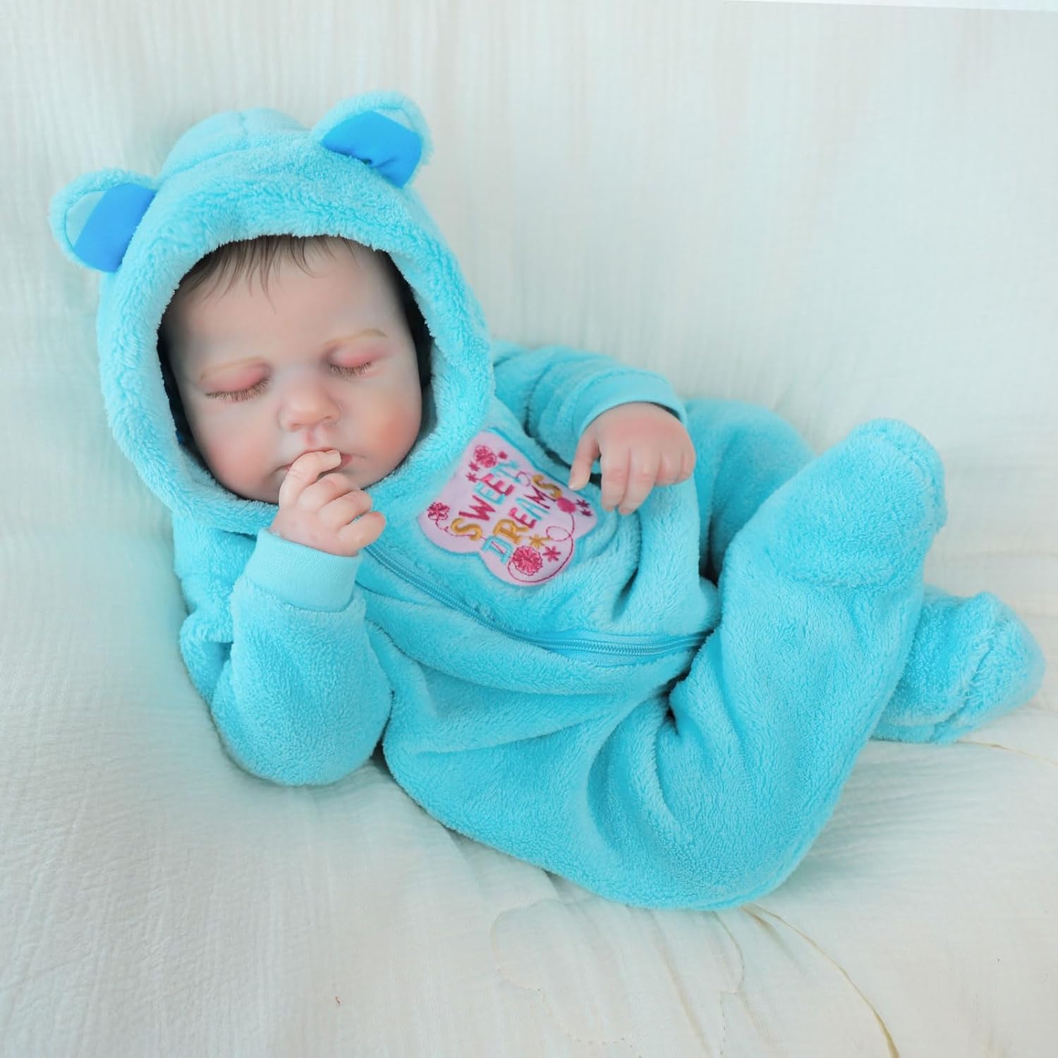 Realistic Reborn Baby Dolls, 20 Inch Reborn Toddler Girl, Lifelike Handmade Vinyl Doll with Weighted Soft Body, Reborn Babies That Look Real, Advanced Painted Gift Set for Kids Age 3+