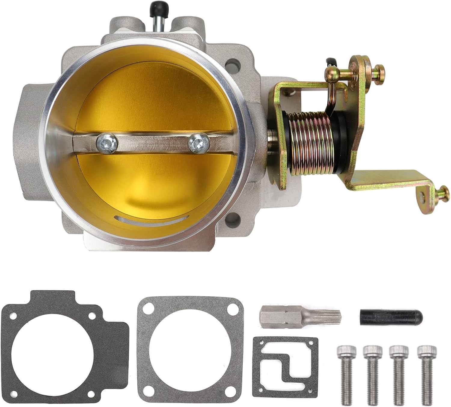 USTAR 1724 62mm Throttle Body Replacement for High Flow Power Plus Series Compatible with Jeep Wrangler Cherokee YJ TJ XJ ZJ WJ 1991-2003 4.0L