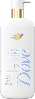 Dove Fragrance Free Body Wash Ultra Sensitive, 18.5 oz | 10 essential ingredients | Gentle all-over cleanse