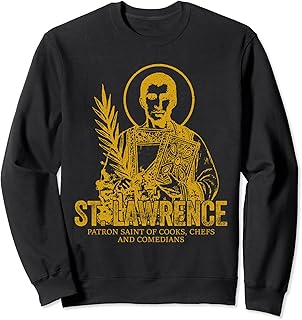 Catholicism Gold St. Lawrence Catholic Christian Saint Sweatshirt