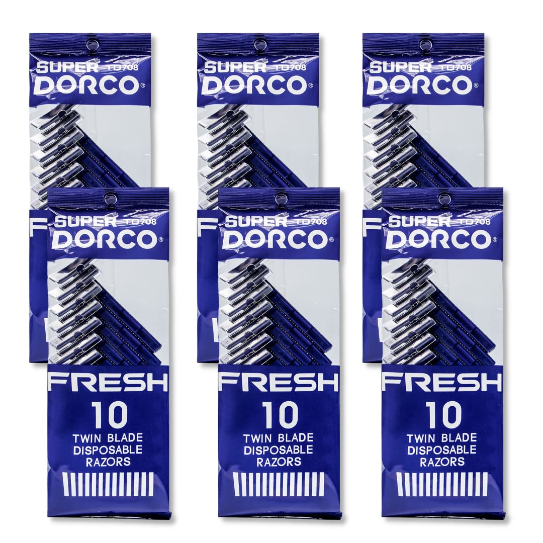 Dorco Fresh Twin Blade Disposable Razors (6 packs) | Father's Day Gifts