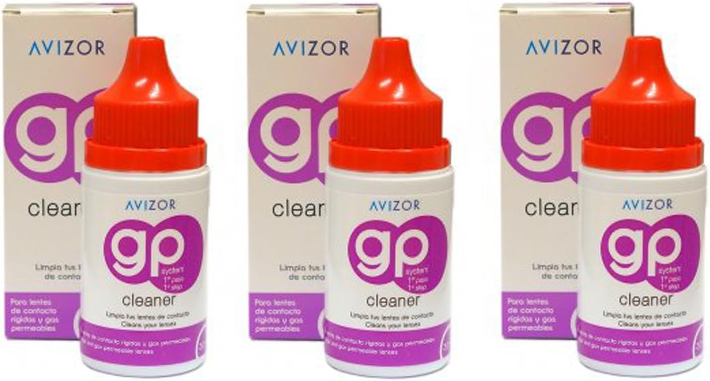 Avizor GP Gas Permeable Rigid Contact Lens Cleaner 30ml X3 Pack