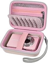 Digital Camera Case for CAMKORY/for Kodak Pixpro/for VAHOIALD/for Sony DSCW800 830/ for Canon PowerShot 180 190. Vlogging Cameras Storage Holder for Accessories (Box Only)-Pink