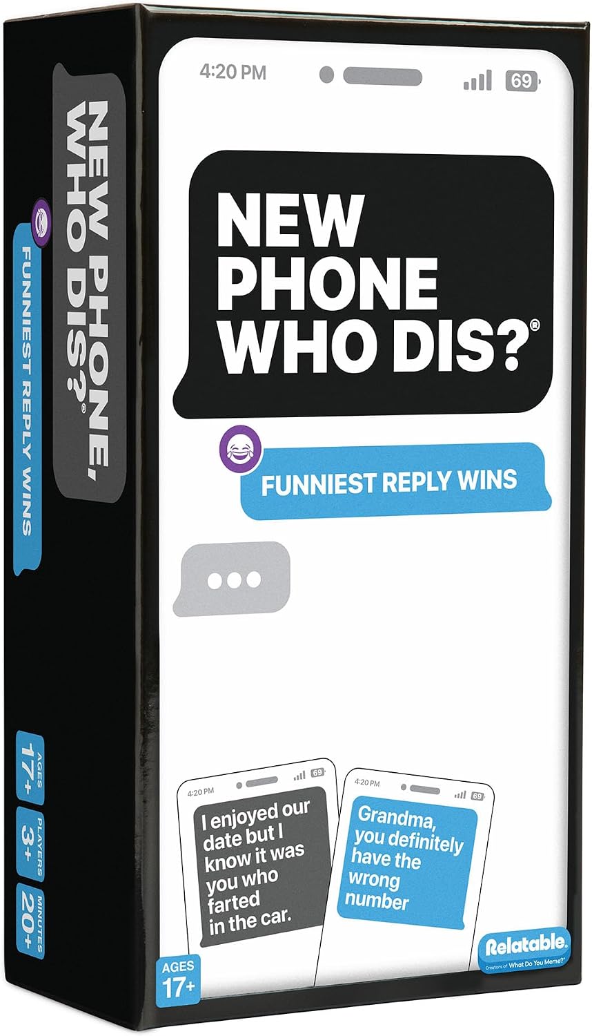 New Phone, Who Dis? Offline Text Message Party Game by Relatable