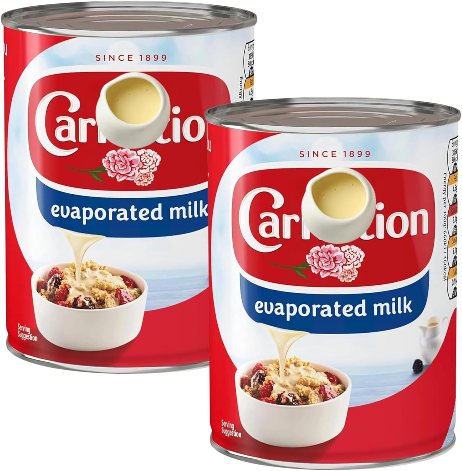 Carnation Bundle With Carnation Evaporated Milk 410g (2 Pack)