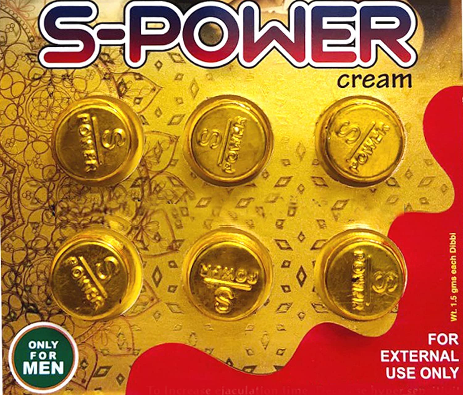 s power cream herbal pack 6 x 1.5g