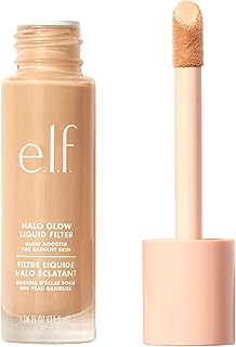 e.l.f. Halo Glow Liquid Filter, Complexion Booster For A Glowing, Soft-Focus Look, Infused With Hyaluronic Acid, Vegan & Cruelty-Free, 2 Fair/Light