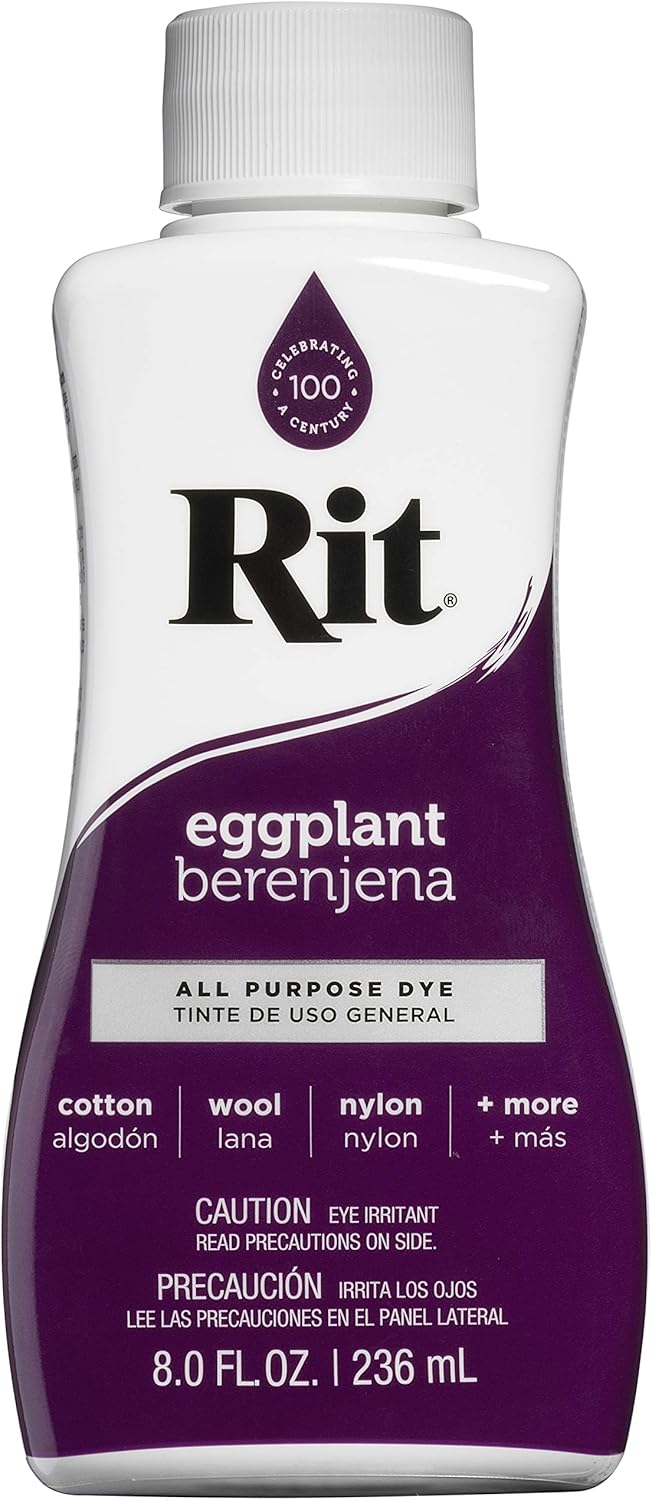 Rit Dye Liquid 8oz-Eggplant