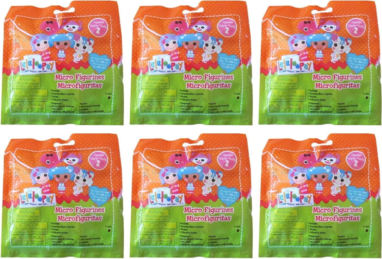 La La Loopsy Micro Figurines - Blind Bags Pack of 6