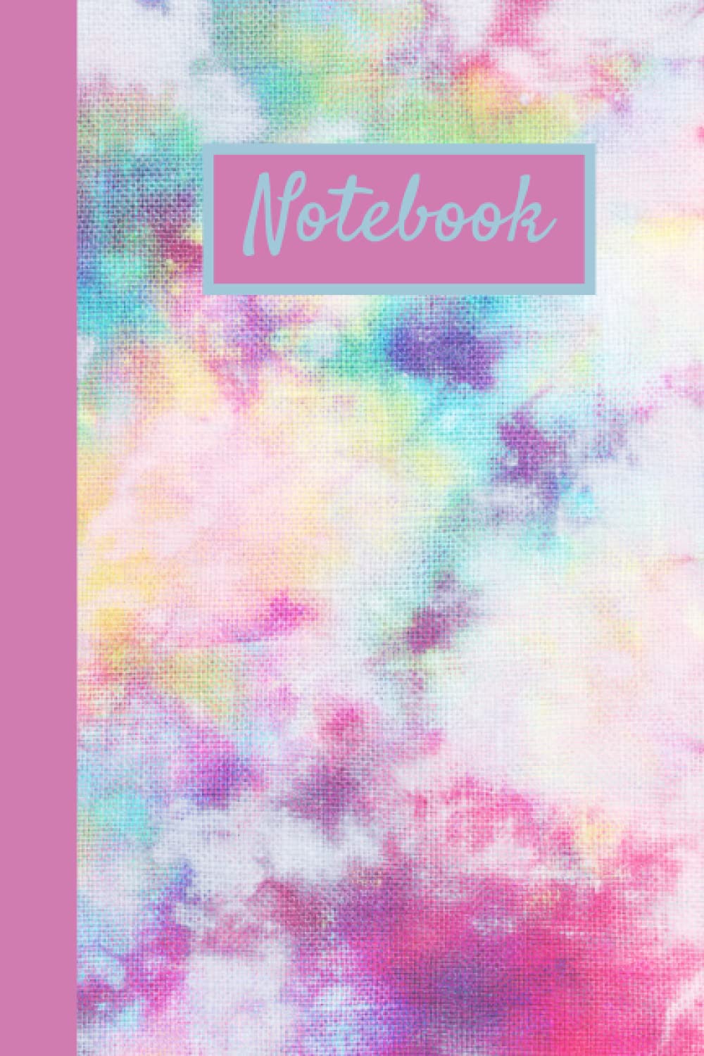 Notebook: Cute Colorful Cotton Candy Notebook Blank Lined Journal