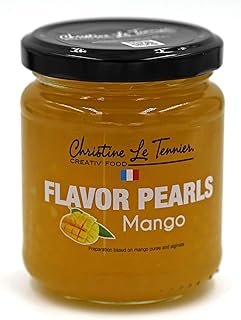 Christine Le Tennier Mango Flavored Pearls, 200 Grams France