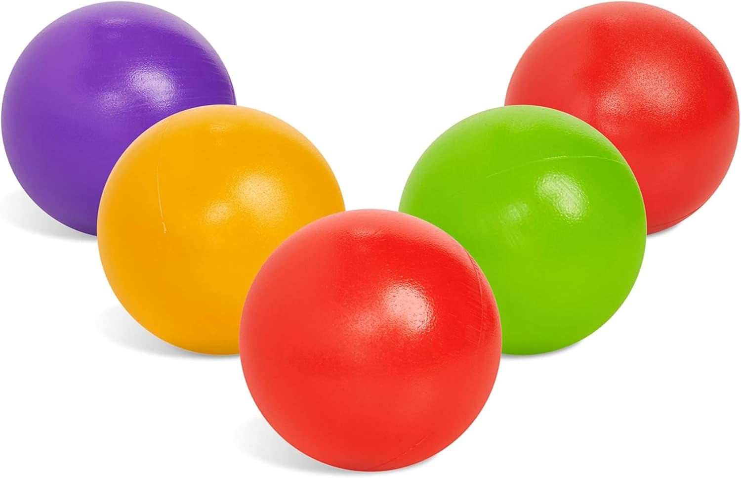 Botabee Set of 5 Multi-Colored Replacement Balls for Ball Popper Toys in Assorted Colors - Vibrant and Durable Plastic