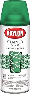 Krylon K09028000 Stained Glass Paint, Summer Green, 11.5 oz.