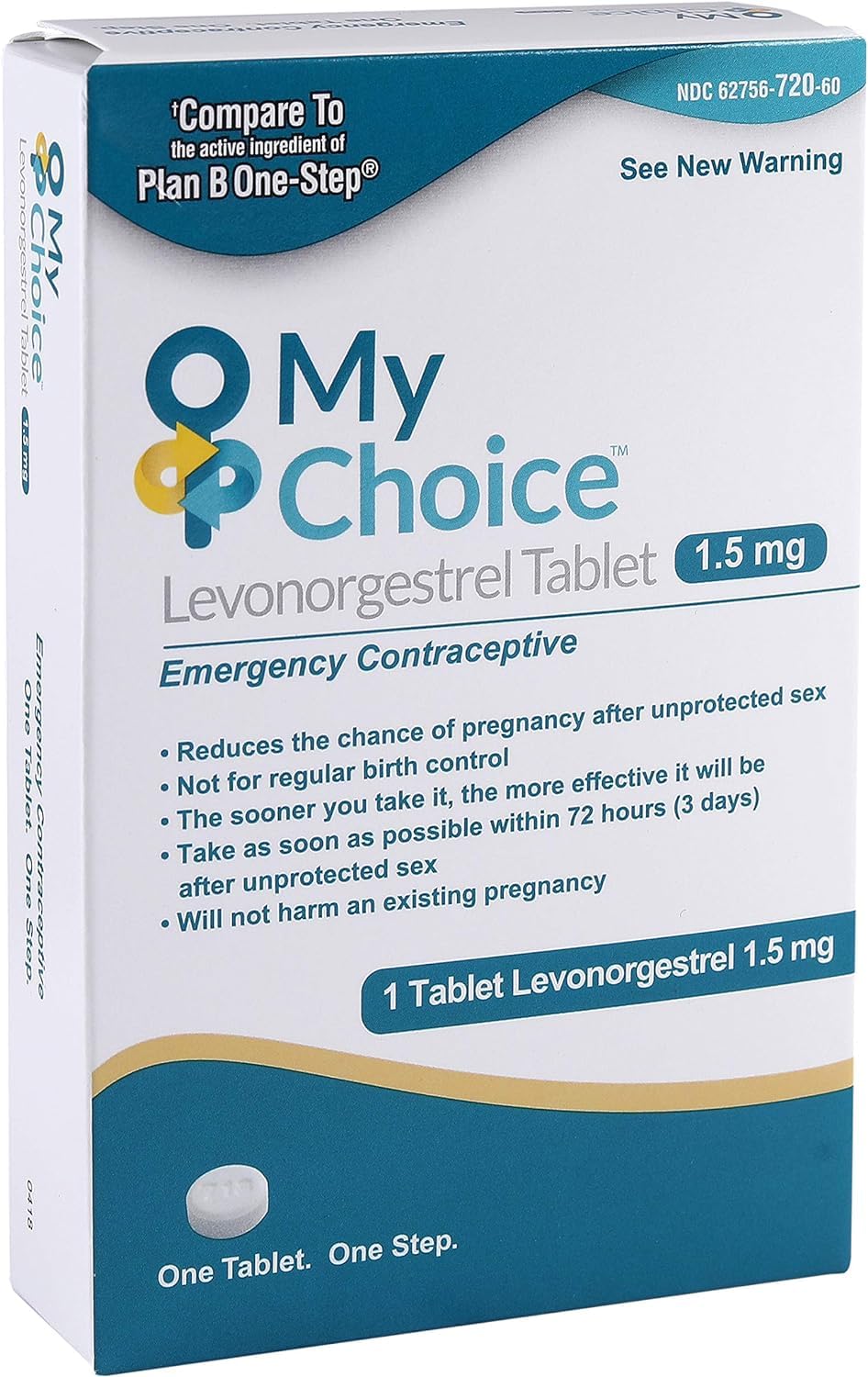 OHM My Choice Emergency Contraceptive Pill. A Safe and Effective Way to Lower Your Chances to get Pregnant After unprotected Sex. Active Ingredient Levonorgestrel Tablet 1.5mg