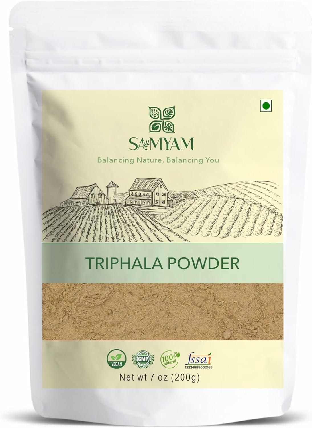 Samyam Triphala Powder, 200g Pack | for Digestion and Gut Health