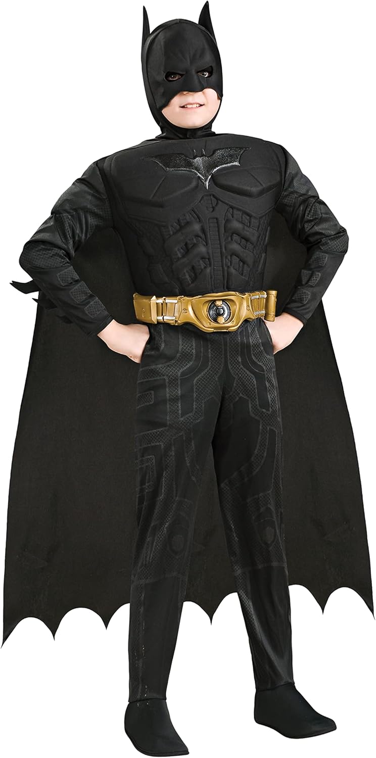 Rubies DC Batman The Dark Knight Rises: Batman Costume for Kids, Boy's Small