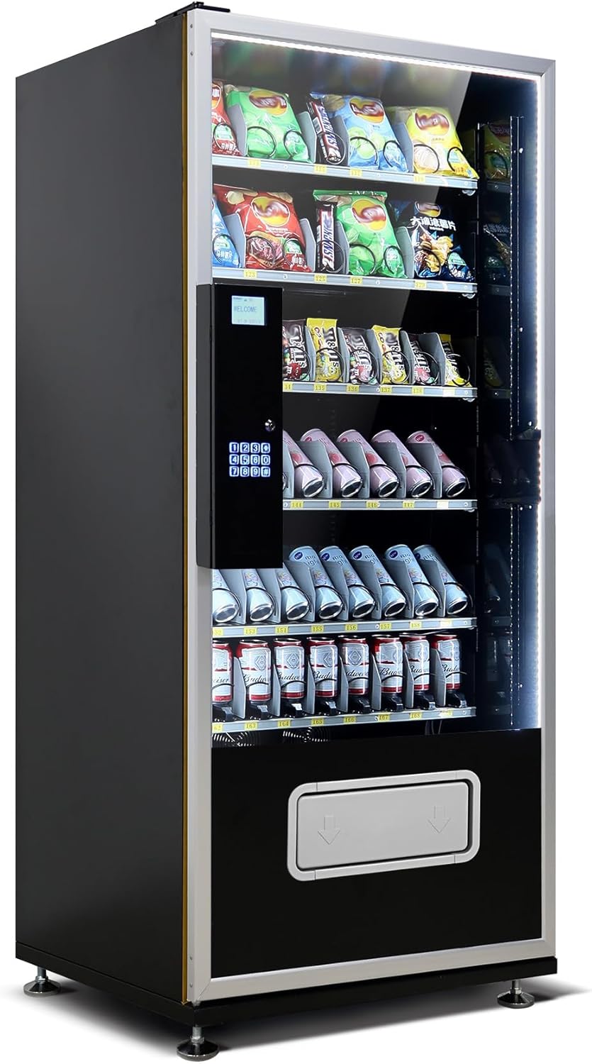 Generic G654W Cashless Large Refrigerated Combo Vending Machine with Nayax VPOS Touch Card Reader