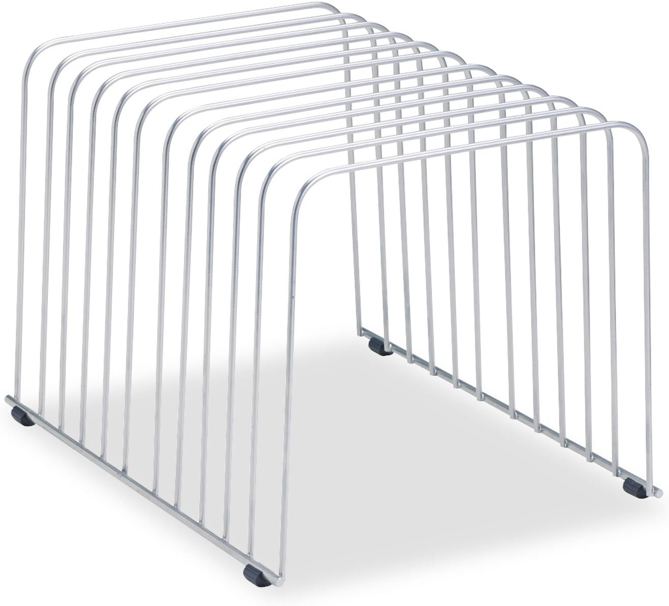 Fellowes Desktop Organizer, 11 Sections, 9" x 11.375" x 8", Wire, Silver (72012)