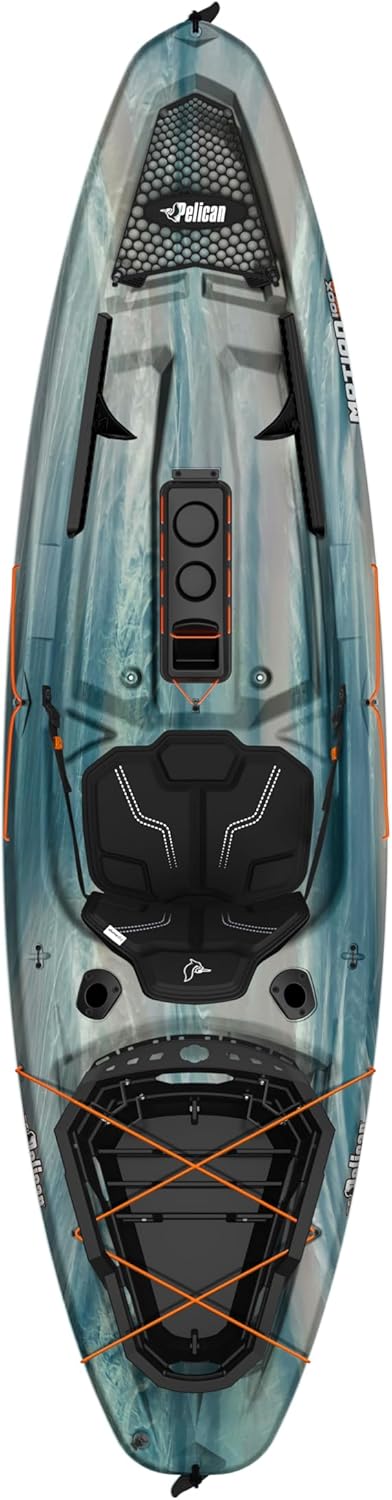 Pelican Sentinel 100X - Angler Sit on top Fishing Kayak - Lightweight - Ergolounge™ Seating System