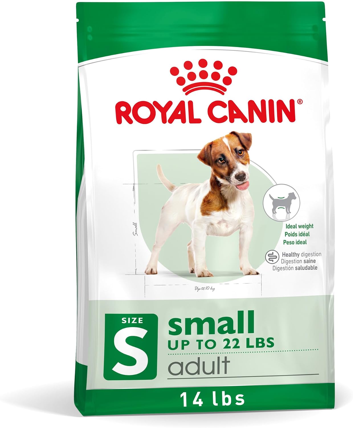 Royal Canin Size Health Nutrition Small Breed Dog Food Dry, Supports Healthy Weight, Digestive Health and Healthy Skin and Coat, 14 lb Bag
