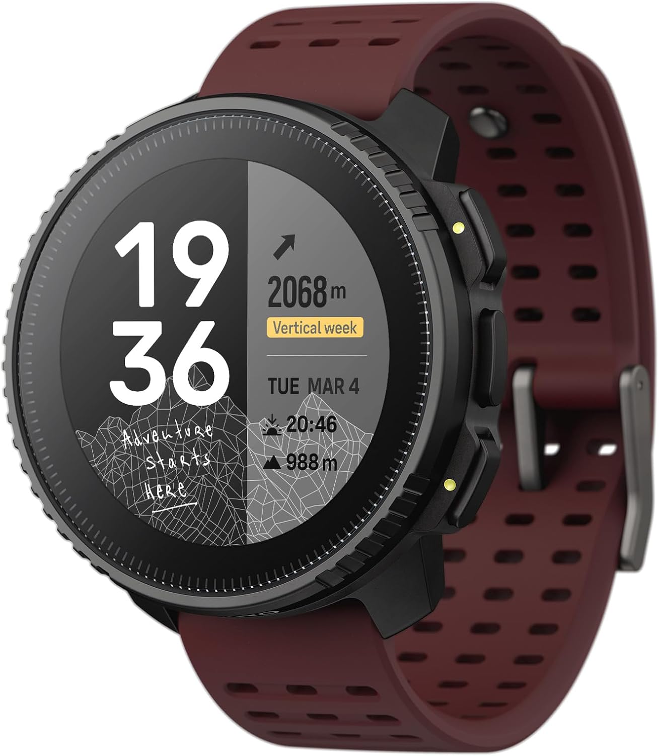 SUUNTO Vertical: Adventure GPS Watch, Large Screen, Offline Maps, Solar Charging
