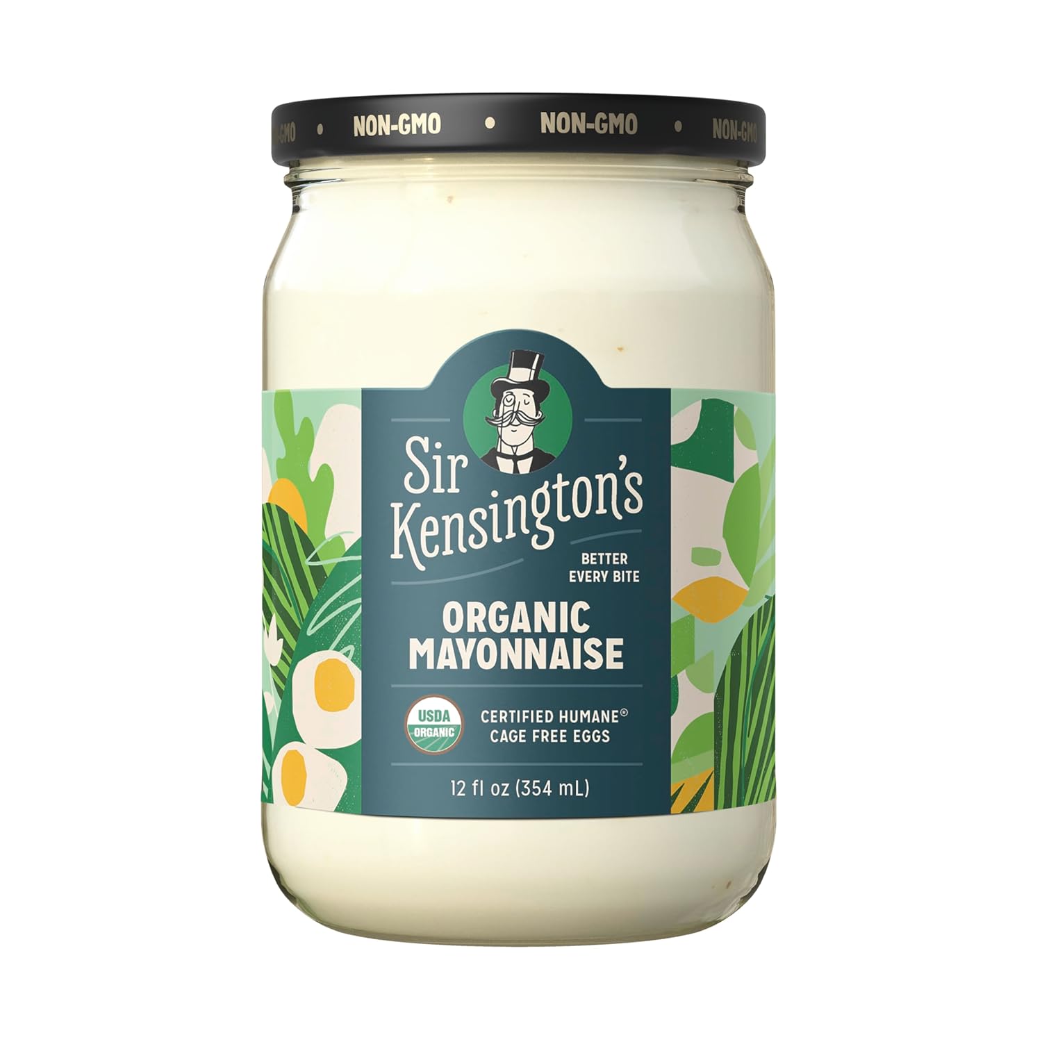 Sir Kensington's Mayonnaise Organic Mayo Gluten Free, Non-GMO Project Verified, Certified Humane Free Range Eggs, Shelf-Stable 12 oz