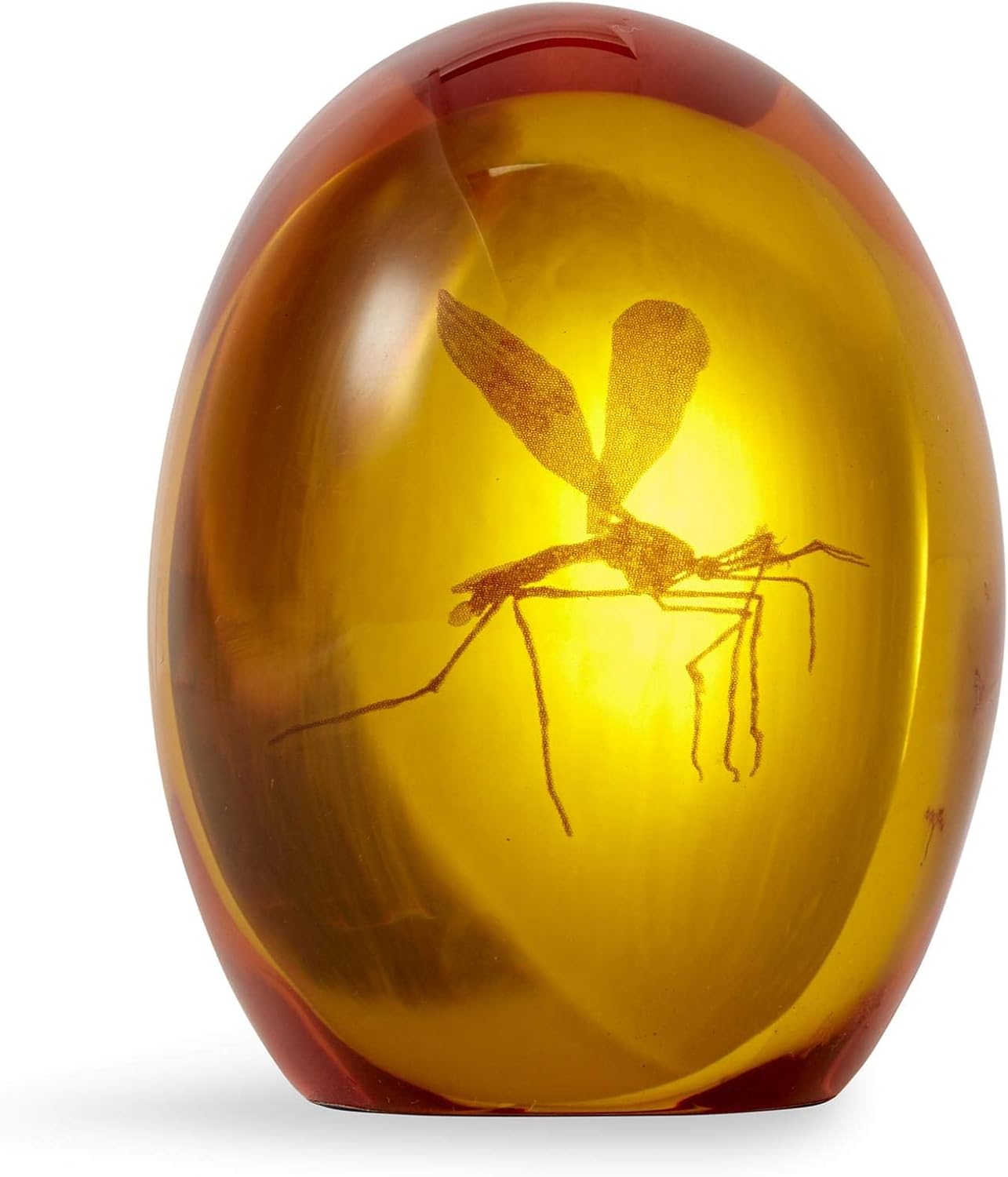 Jurassic Park Mosquito In Amber Resin Prop Replica | Official Jurassic Park Collectible Paper Weight | Measures 3 Inches Tall