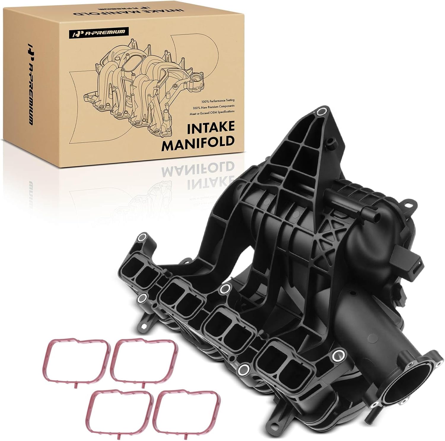 A-Premium Engine Intake Manifold Assembly with Seal [4Cyl 2.5L] Compatible with Mazda 3 2014-2018, 6 CX-5 2014-2017