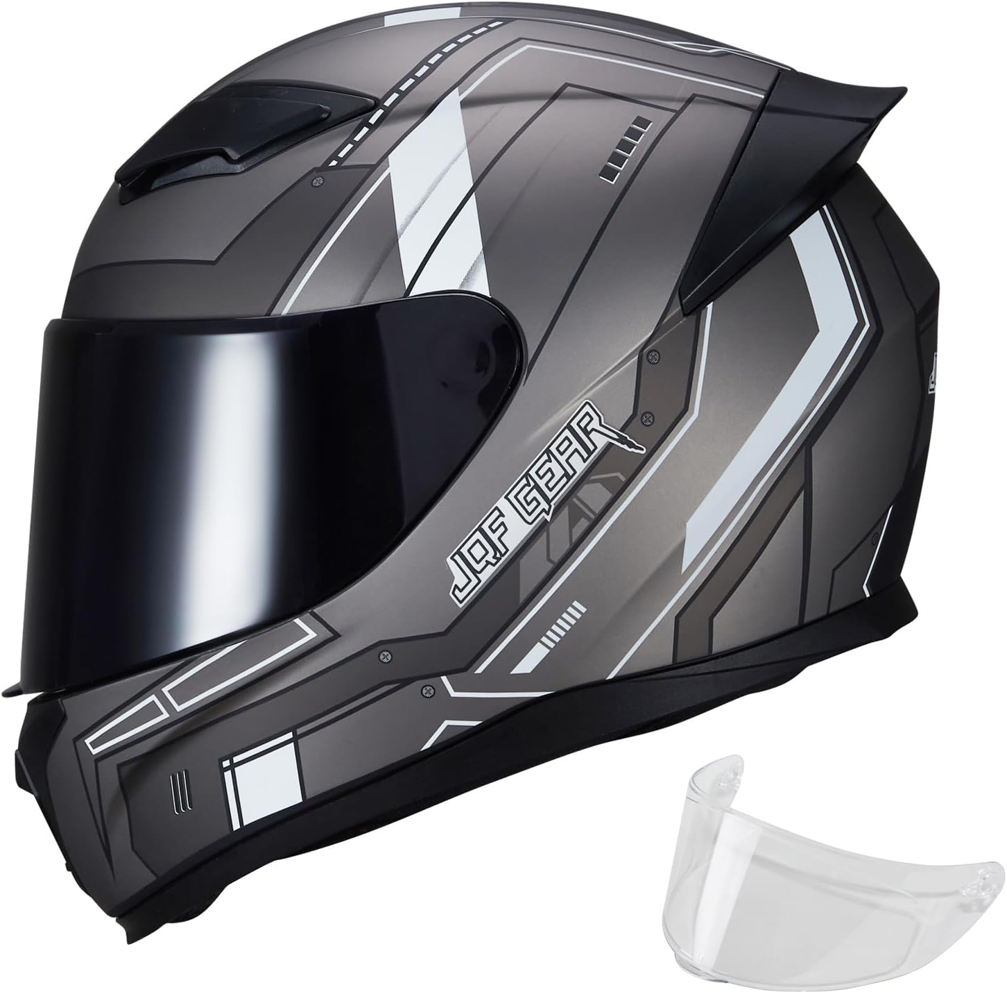 Full Face Motorcycle Helmet WS-607 DOT Approved for Adults