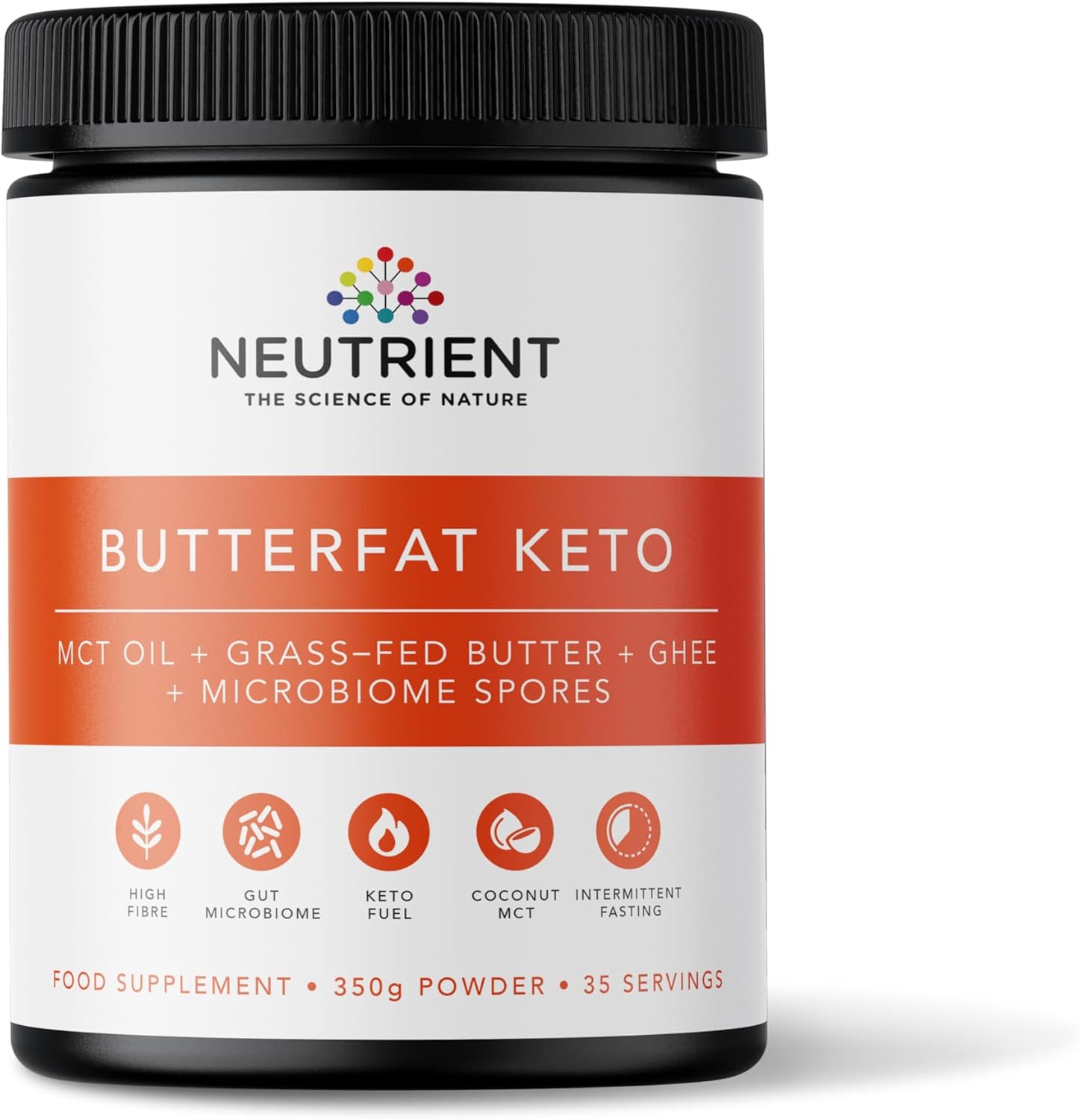 Neutrient™ Butterfat Keto MCT Powder with Coconut Sourced MCT Oil & Ghee