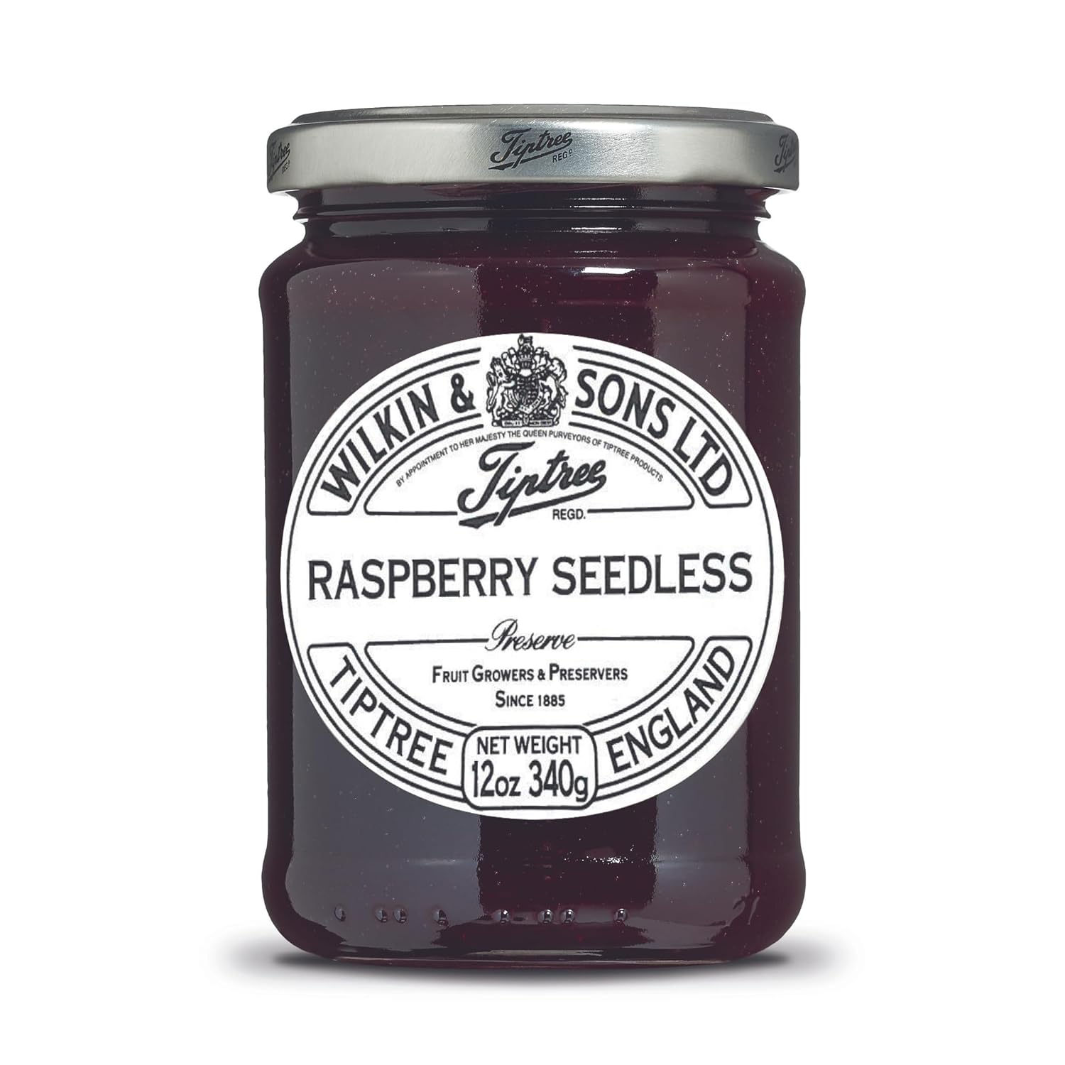 Tiptree Raspberry Seedless Preserve, 12 Ounce Jar