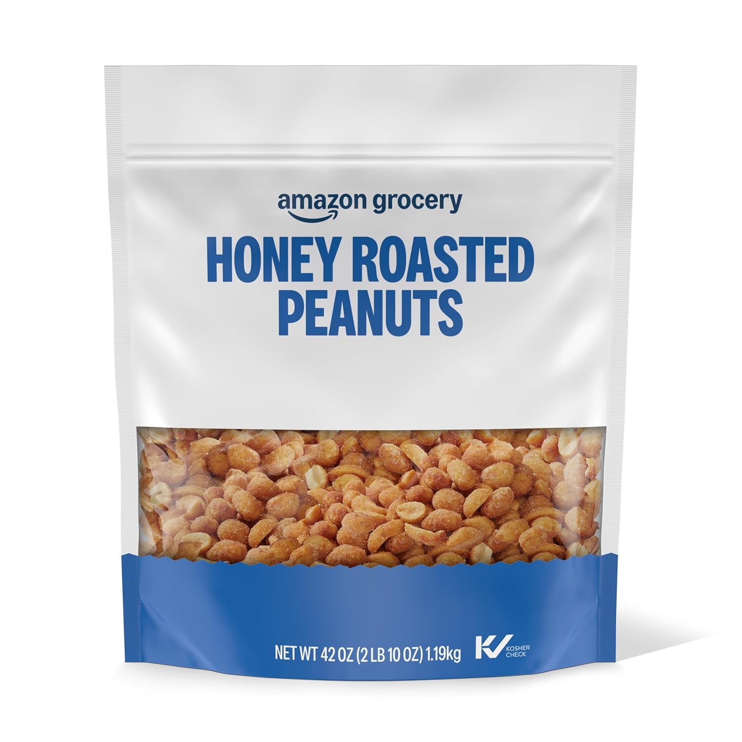 Amazon Grocery, Honey Roasted Peanuts, 42 Oz (Previously Happy Belly, Packaging May Vary)