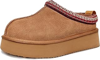 Platform Slippers for Women Snow Winter Womens Slippers Fluffy House Slippers for Indoor and Outdoor