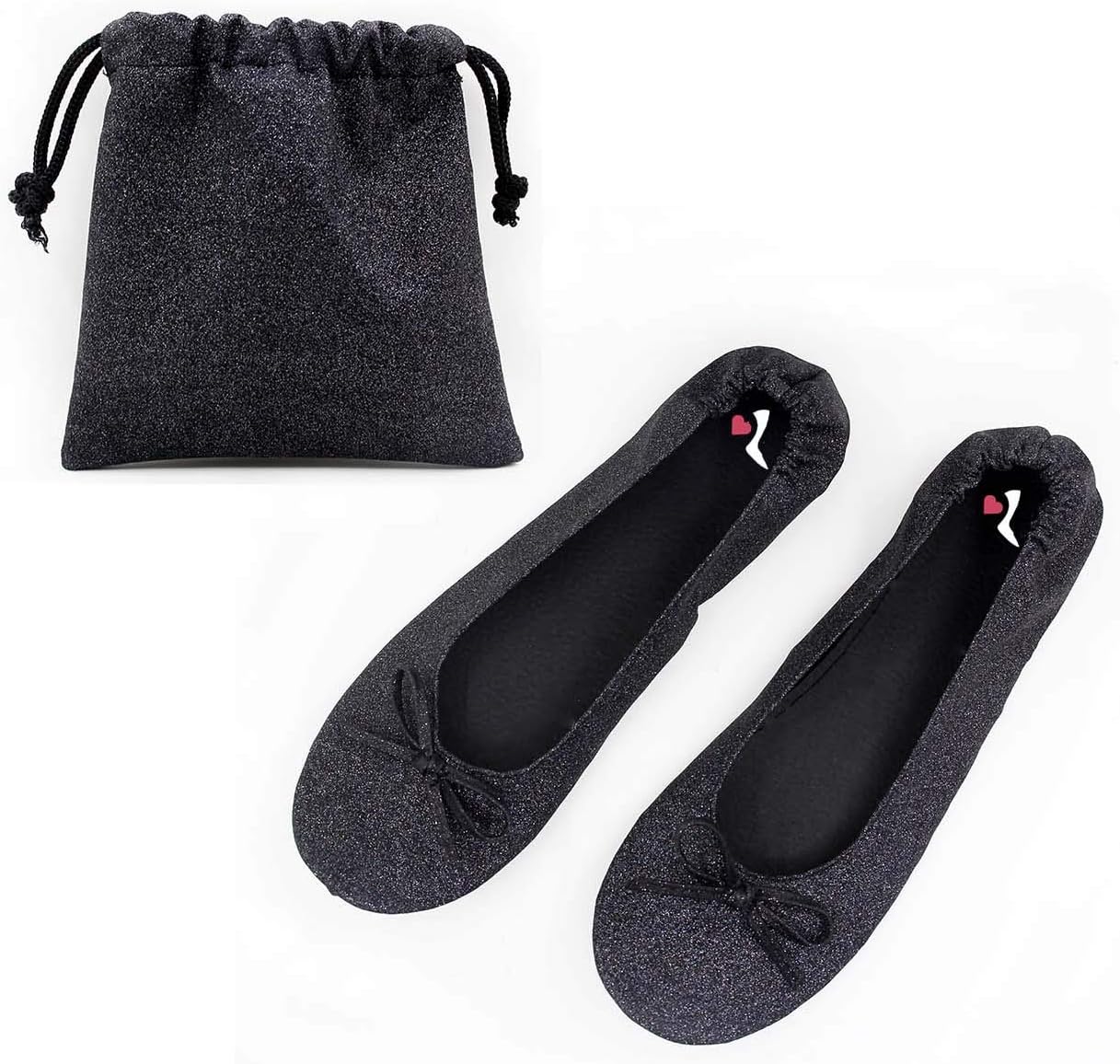 Glitter Roll up Shoes Great for Any Occasion